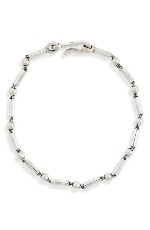 Men's Bar & Bead Bracelet