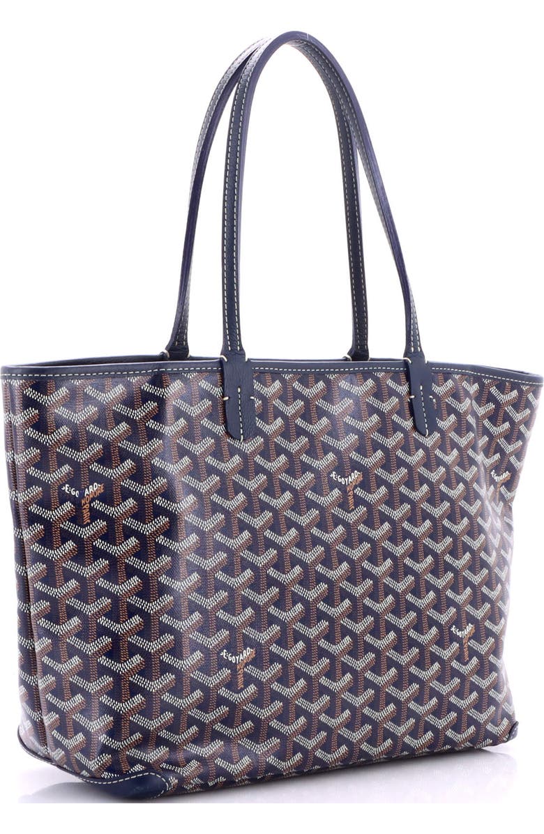 Pre-Owned Goyard Artois Tote Coated Canvas PM, Alternate, color, Blue