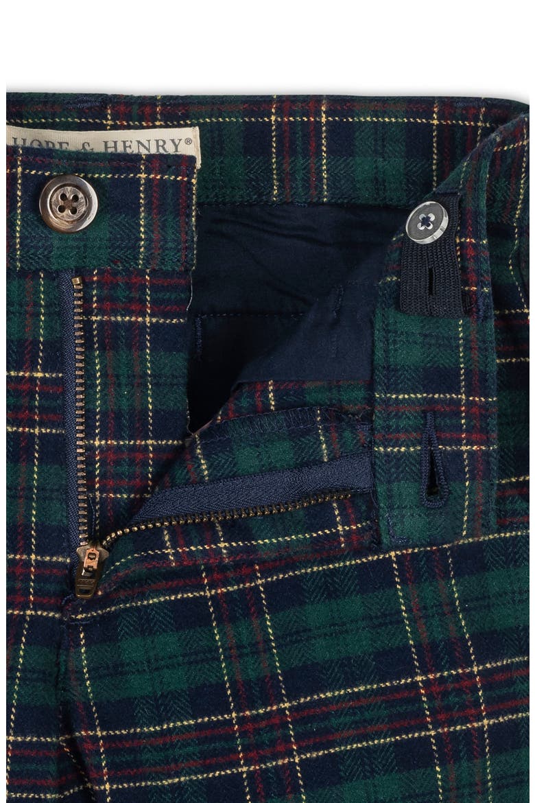 Kids' Organic Brushed Suit Pant, Alternate, color, Scottish Suit Plaid