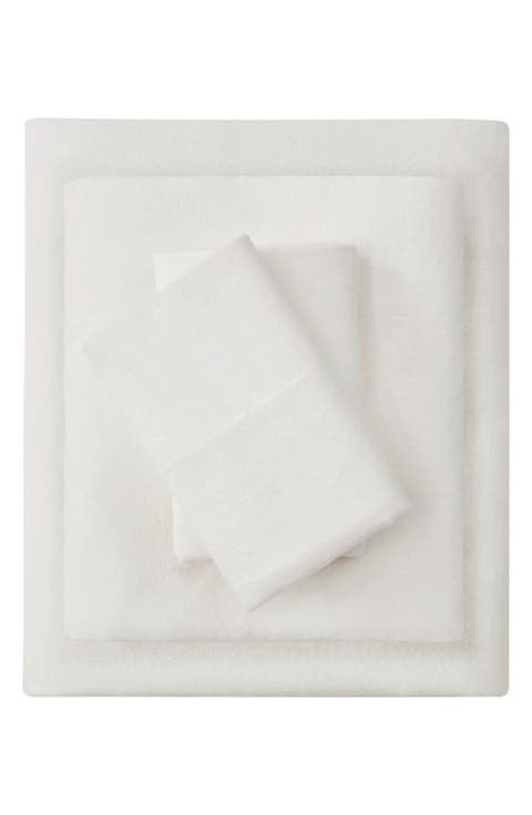 Oversized Flannel 4-Piece Cotton Sheet Set