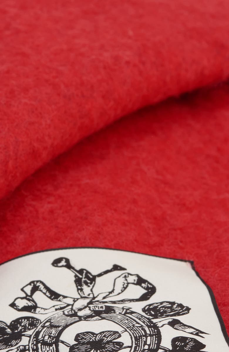 McQueen Solid Alpaca Blend Scarf, Alternate, color,