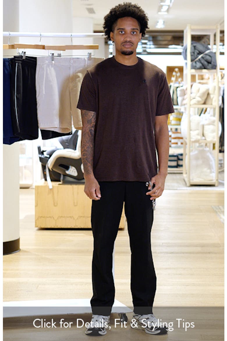 Bryce Crewneck Stretch Linen T-Shirt video