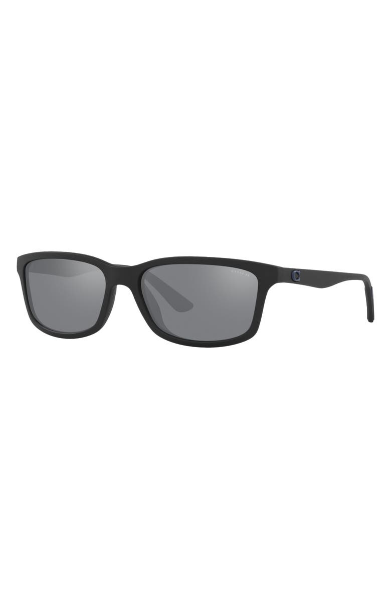 COACH 58mm Rectangular Sunglasses, Alternate, color,
