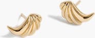 YOJ Wing Stud Earrings in Gold