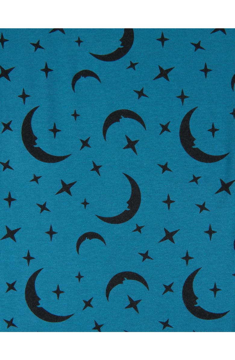 Leveret Kids Two-Piece Cotton Printed Matching Family Pajamas, Playful Graphics, Alternate, color, Moon