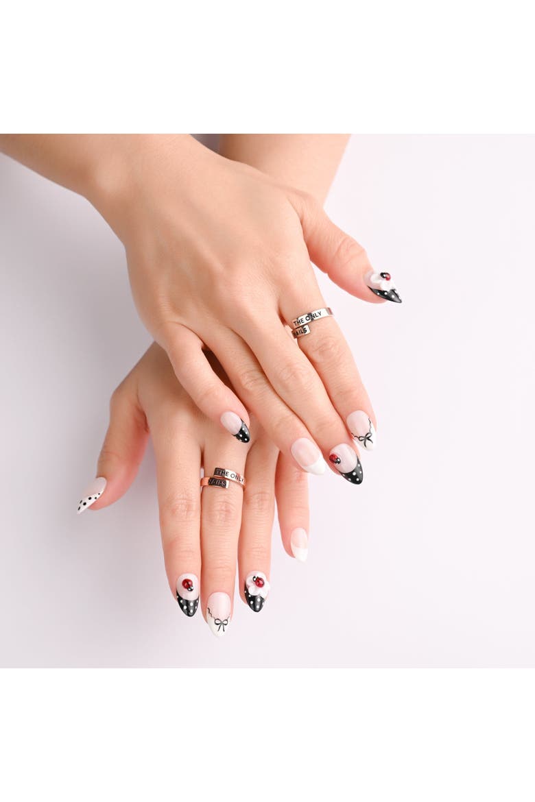 Ladybug Couture - Nail Set, Alternate, color, Black