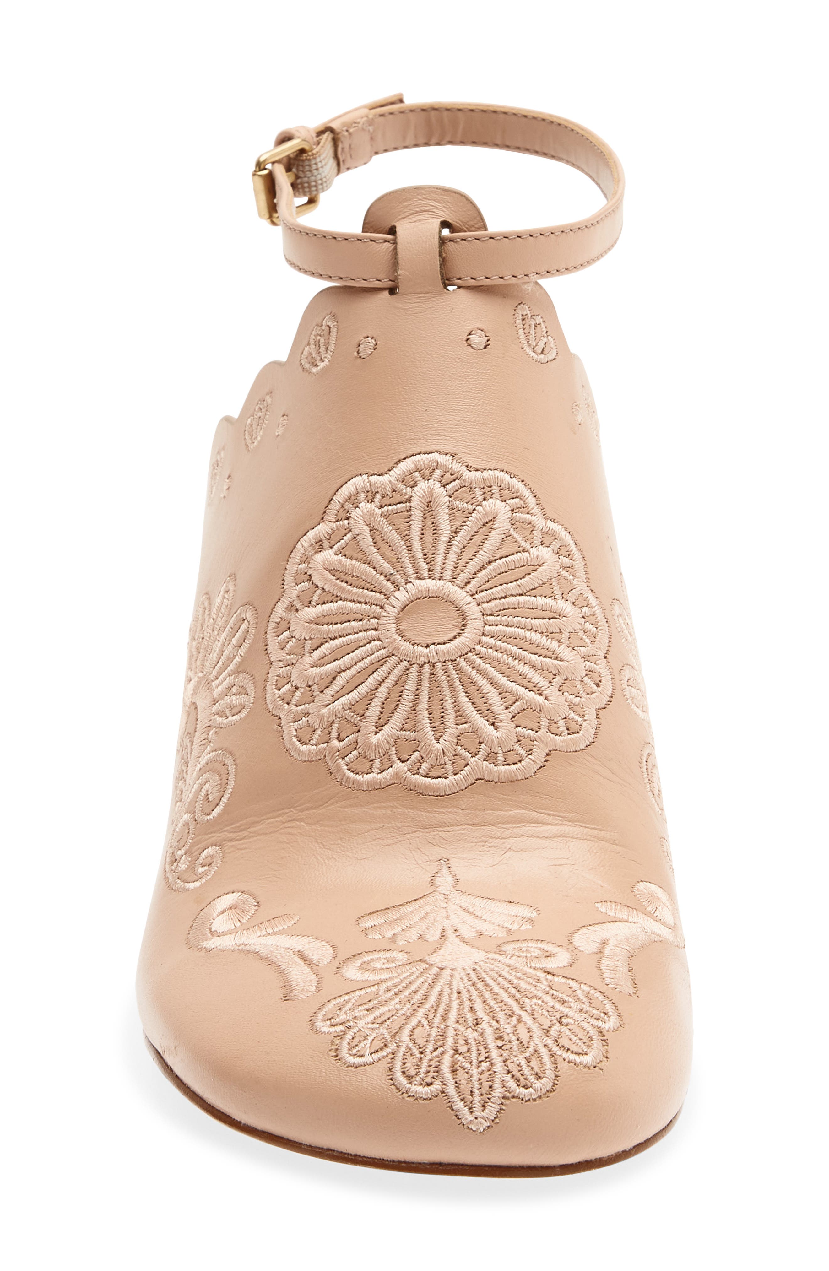 Rechillieu Embroidered Pump, Alternate, color, OLD BLUSH