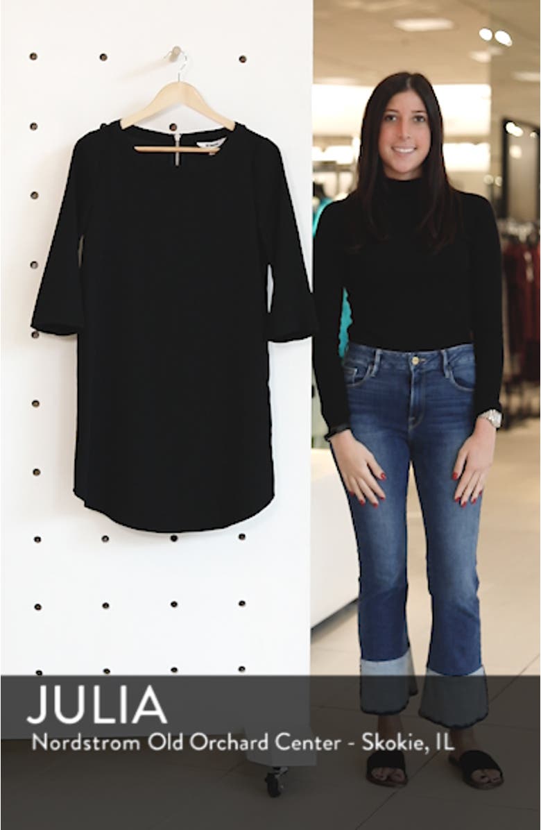 BB Dakota Jazlyn Crepe Shift Dress, sales video thumbnail