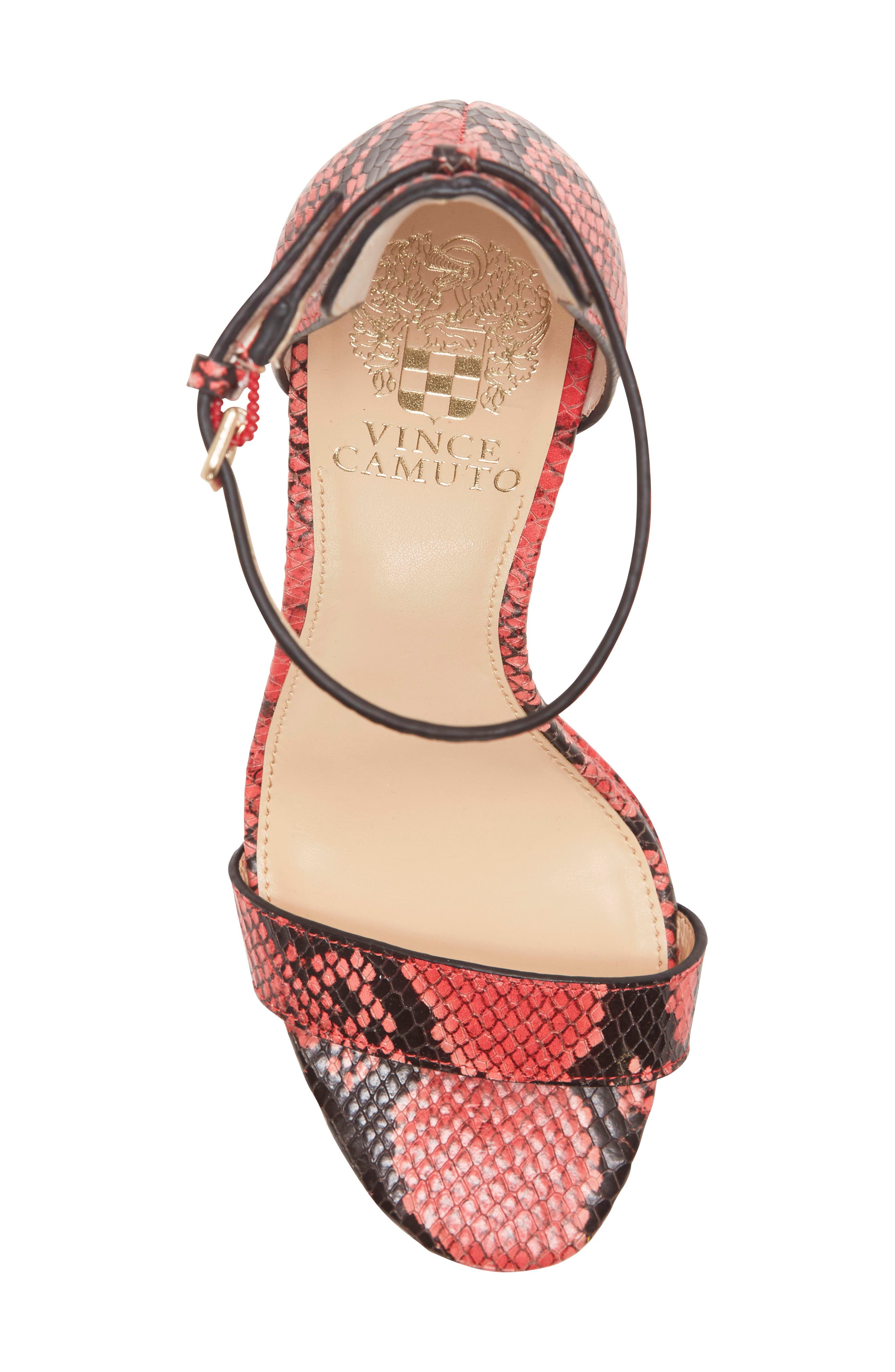 Balindia Ankle Strap Sandal, Alternate, color, WATERMELON LEATHER