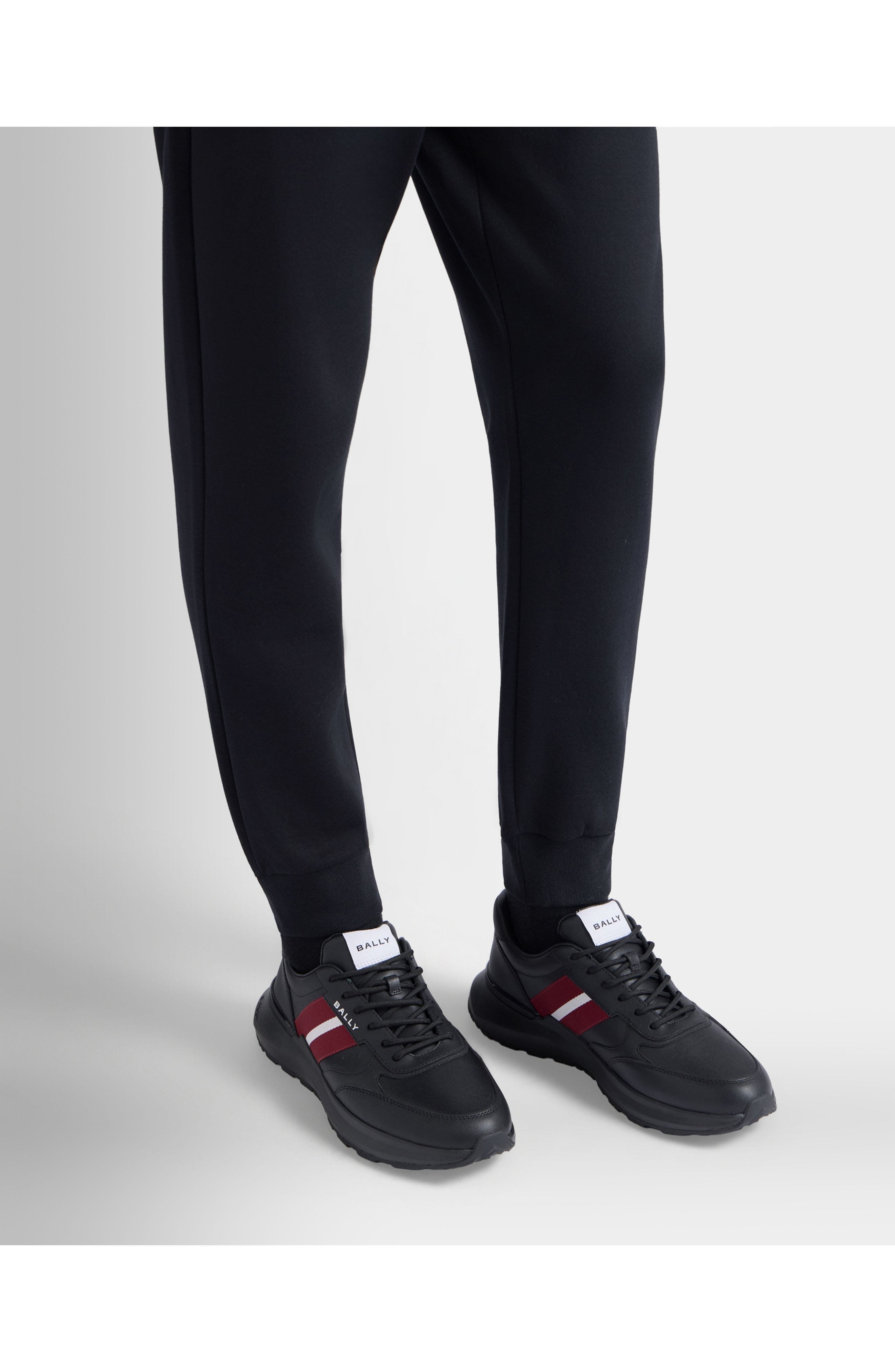 Bally Sylen Sneaker in Calf Leather, Alternate, color, Black