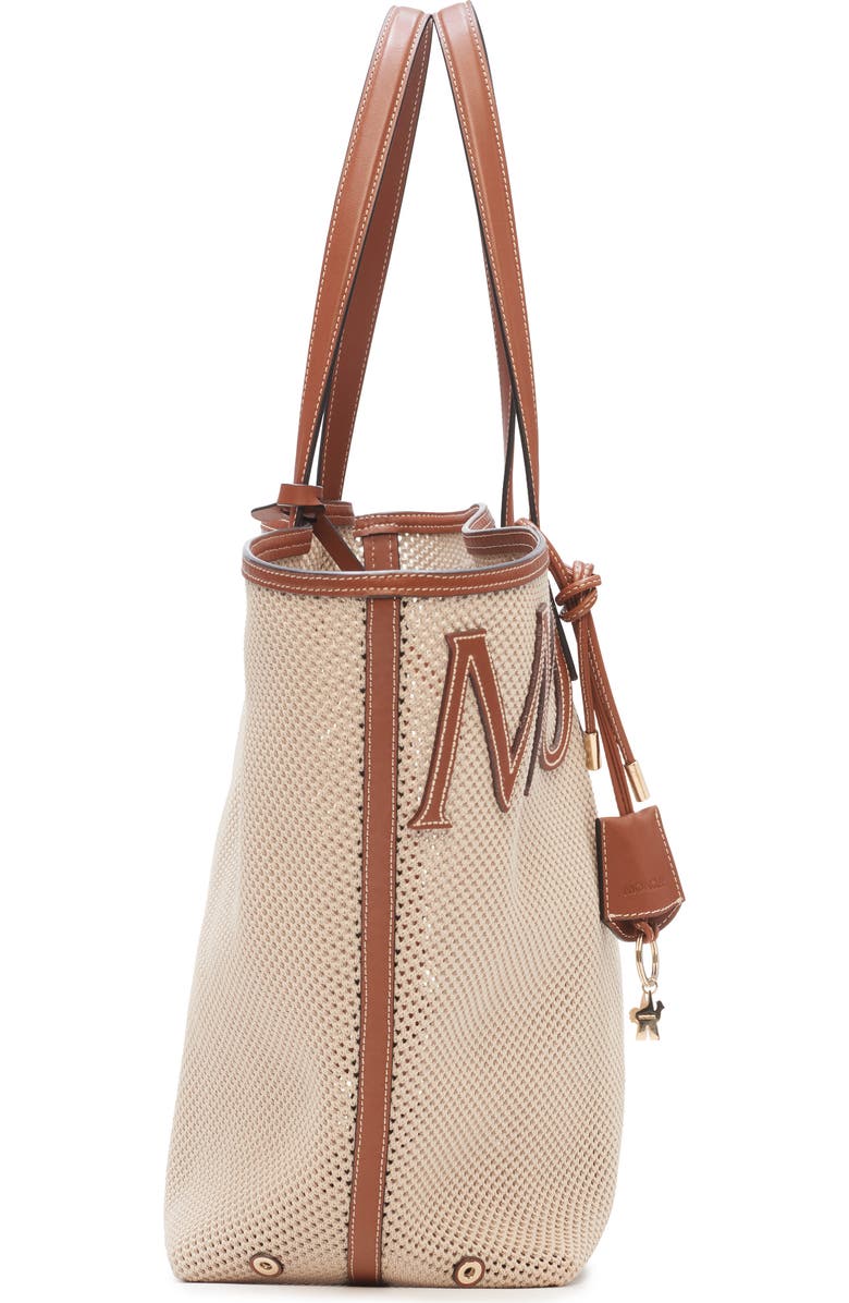 Moncler Very Large Mesh Tote Bag, Alternate, color, 035-Gardenia