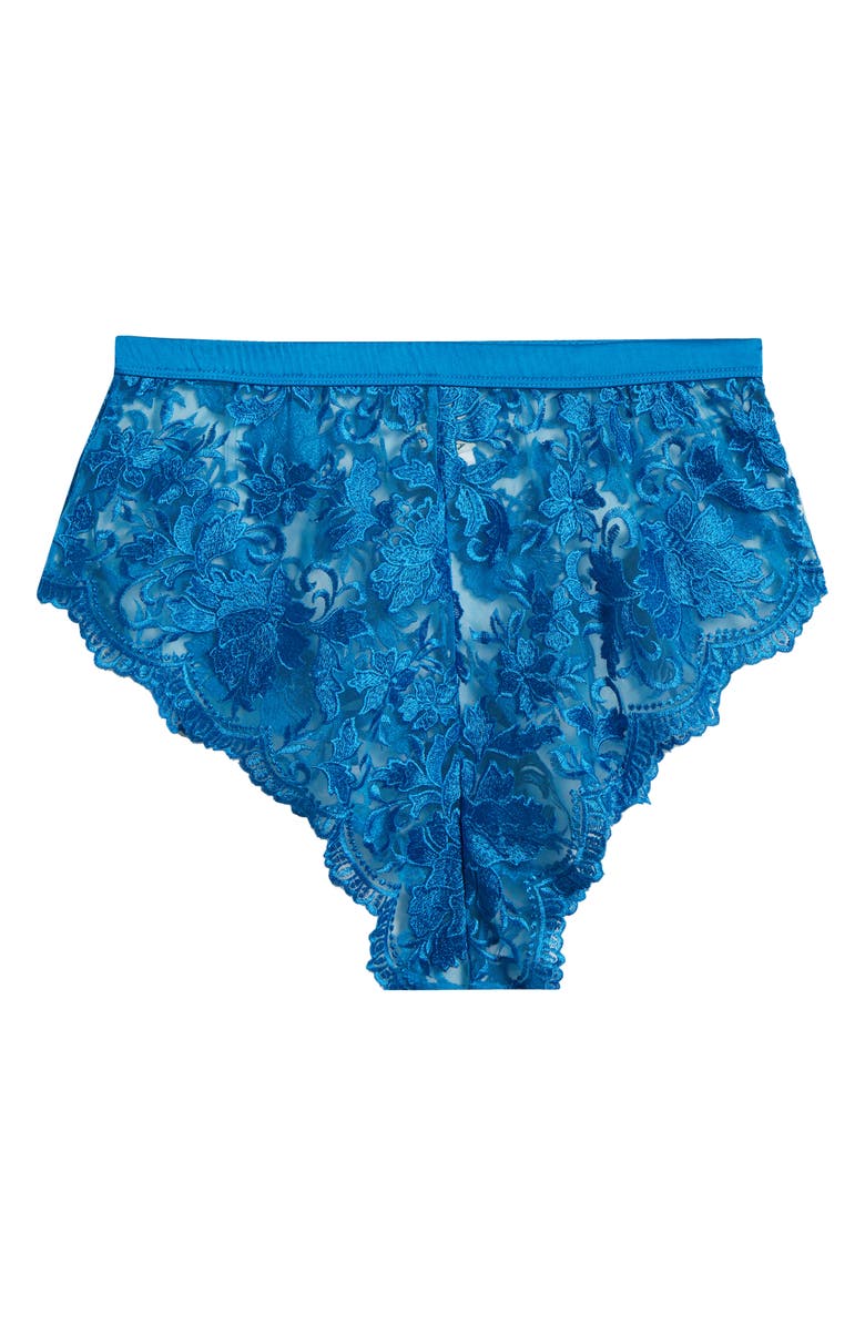KILO BRAVA Embroidered Mesh Tap Boyshorts, Alternate, color, Blue
