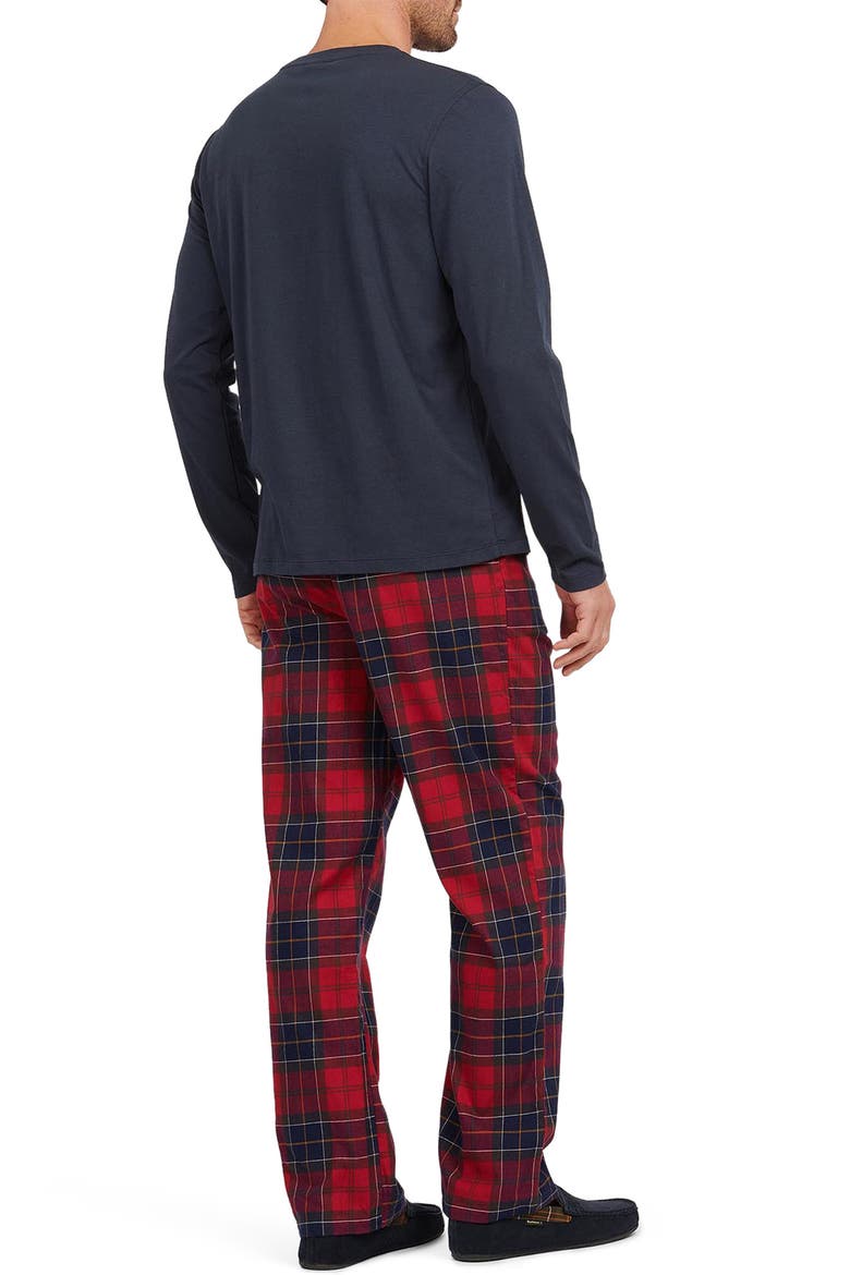 Doug Pajamas, Alternate, color, RED TARTAN