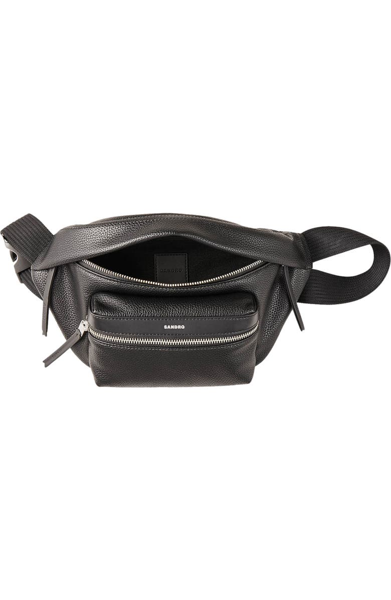 SANDRO Belt bag, Alternate, color, Black