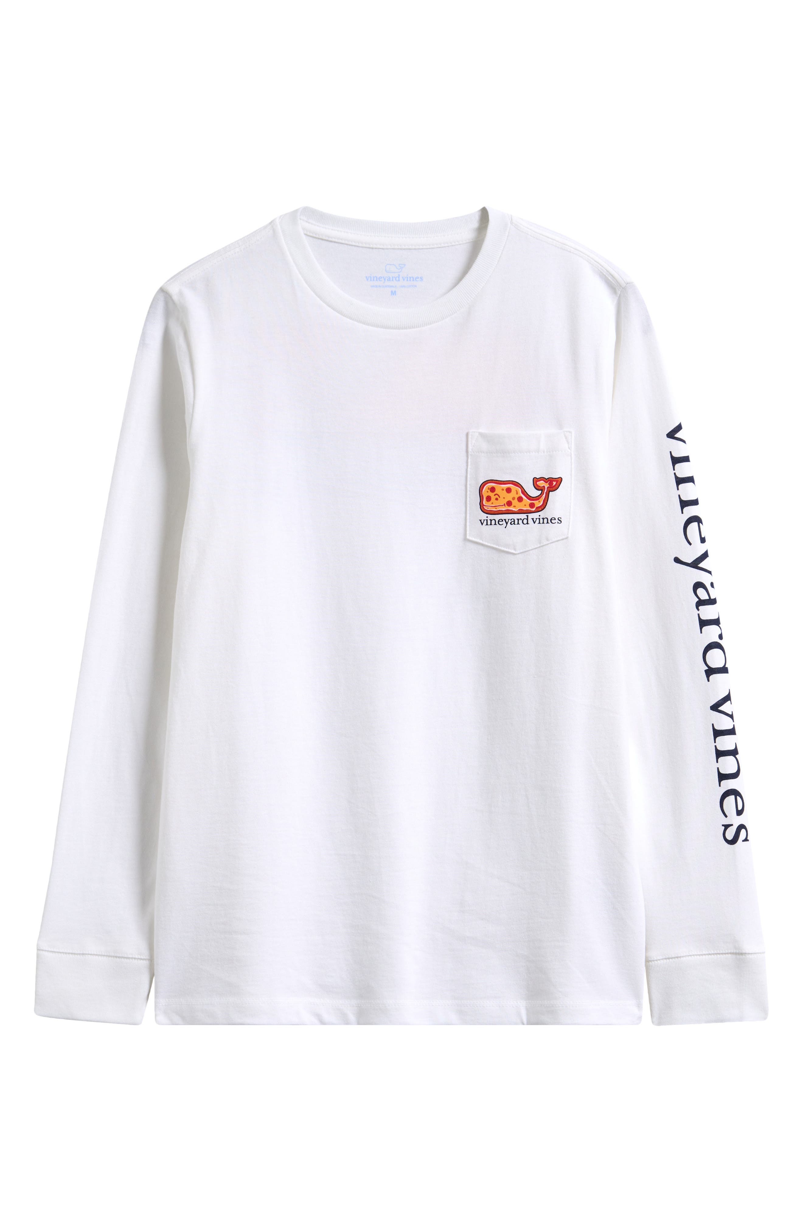 vineyard vines Kids' Game Day Long Sleeve Pocket Graphic T-Shirt