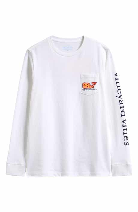 vineyard vines Kids' Game Day Long Sleeve Pocket Graphic T-Shirt