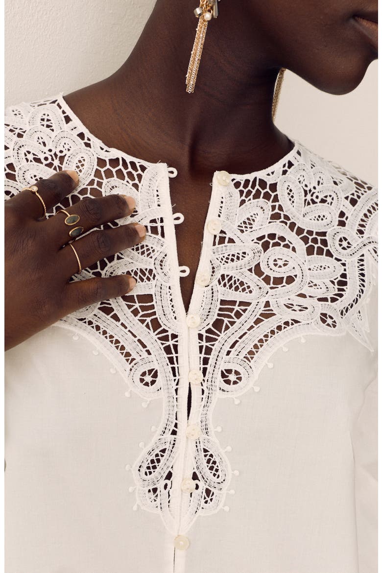 Cotton Cutwork Top, Alternate, color, SOFT WHITE