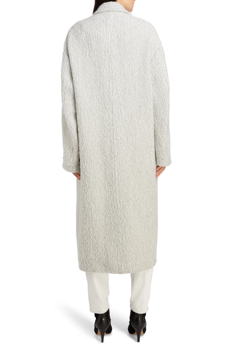 Baby Alpaca & Virgin Wool Coat, Alternate, color, ECRU