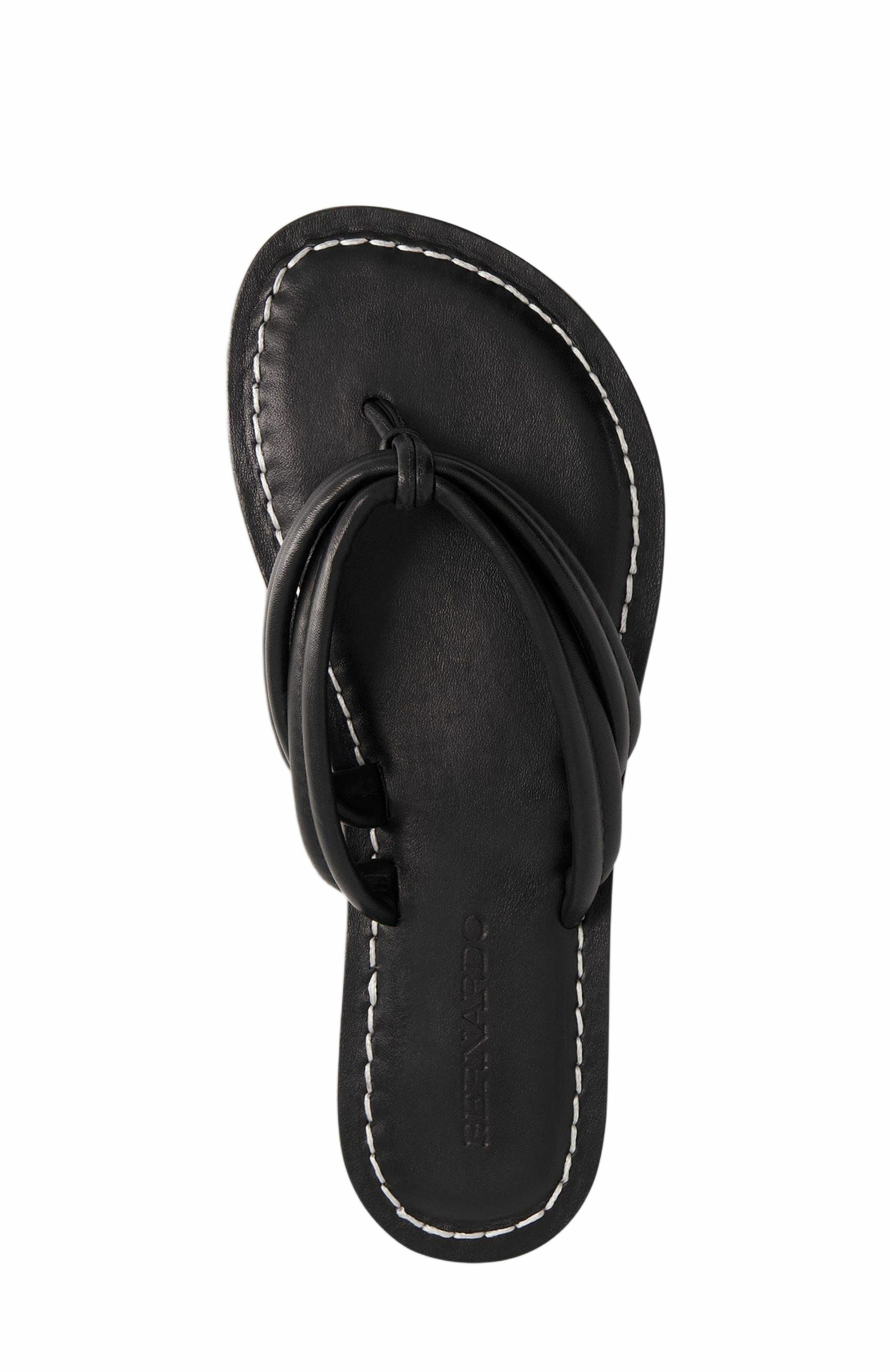 Bernardo Footwear Miami Thong Sandal, Alternate, color, Black
