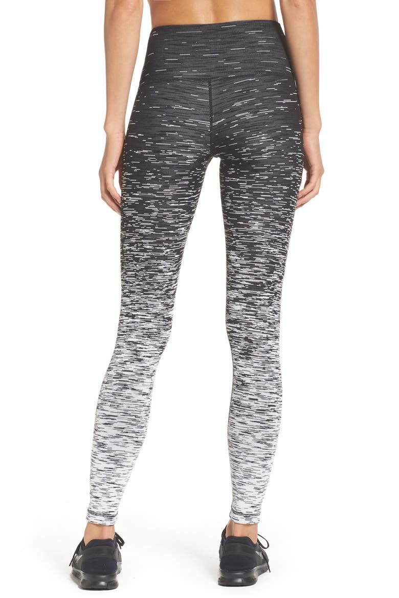 Static High Waist Reversible Leggings, Alternate, color, BLACK ONYX
