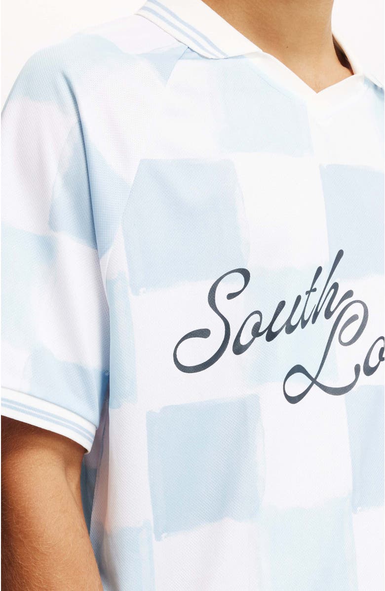 Cotton On Men's Soccer Jersey, Alternate, color, White Baby Blue South London