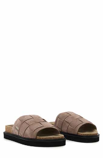 Randal Woven Leather Slide Sandal
