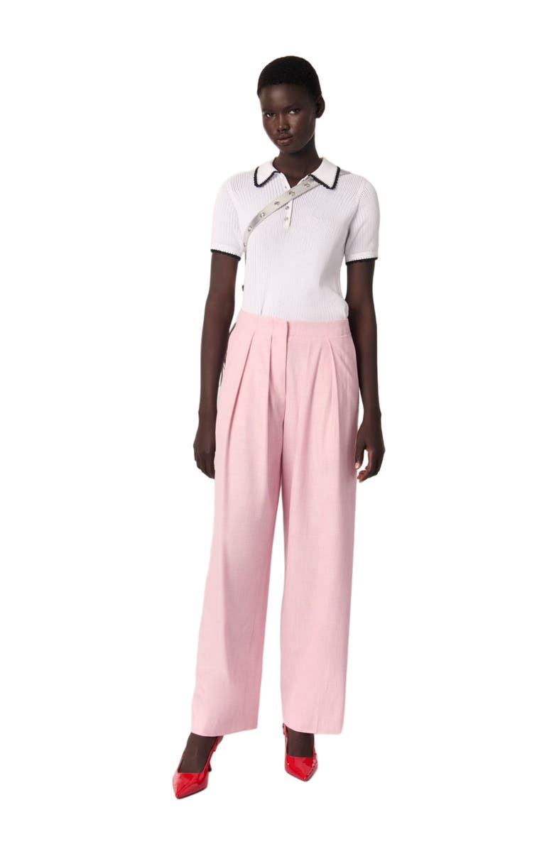 maje Suit trousers, Alternate, color, 