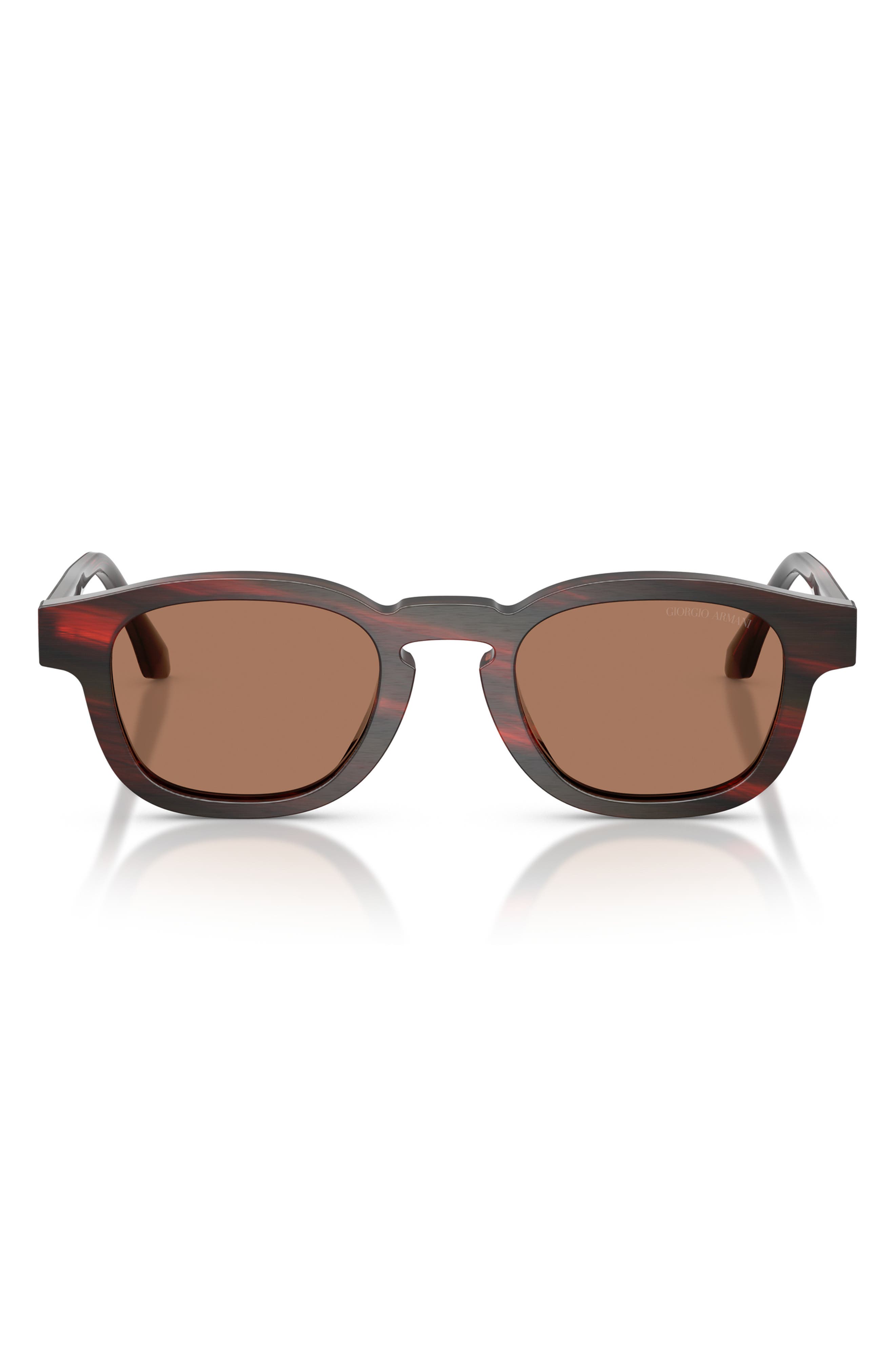 selected BRUSHED STRIPED RED / BROWN
