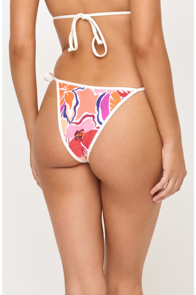 Levy Bitsy Side Tie Bikini Bottoms, Alternate, color, LOST IN THE BLOOMS