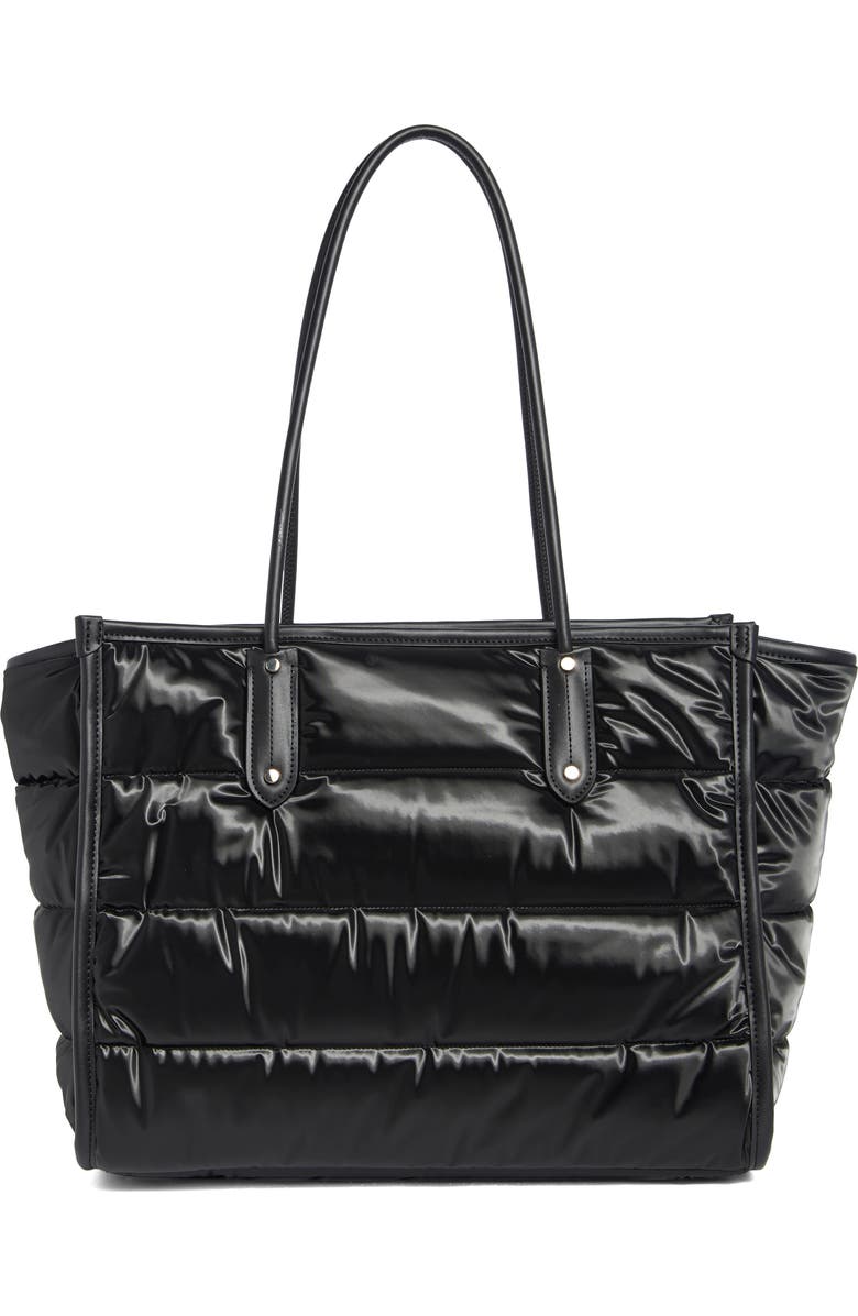Kate Spade New York x-large ella puffy tote, Alternate, color, Black