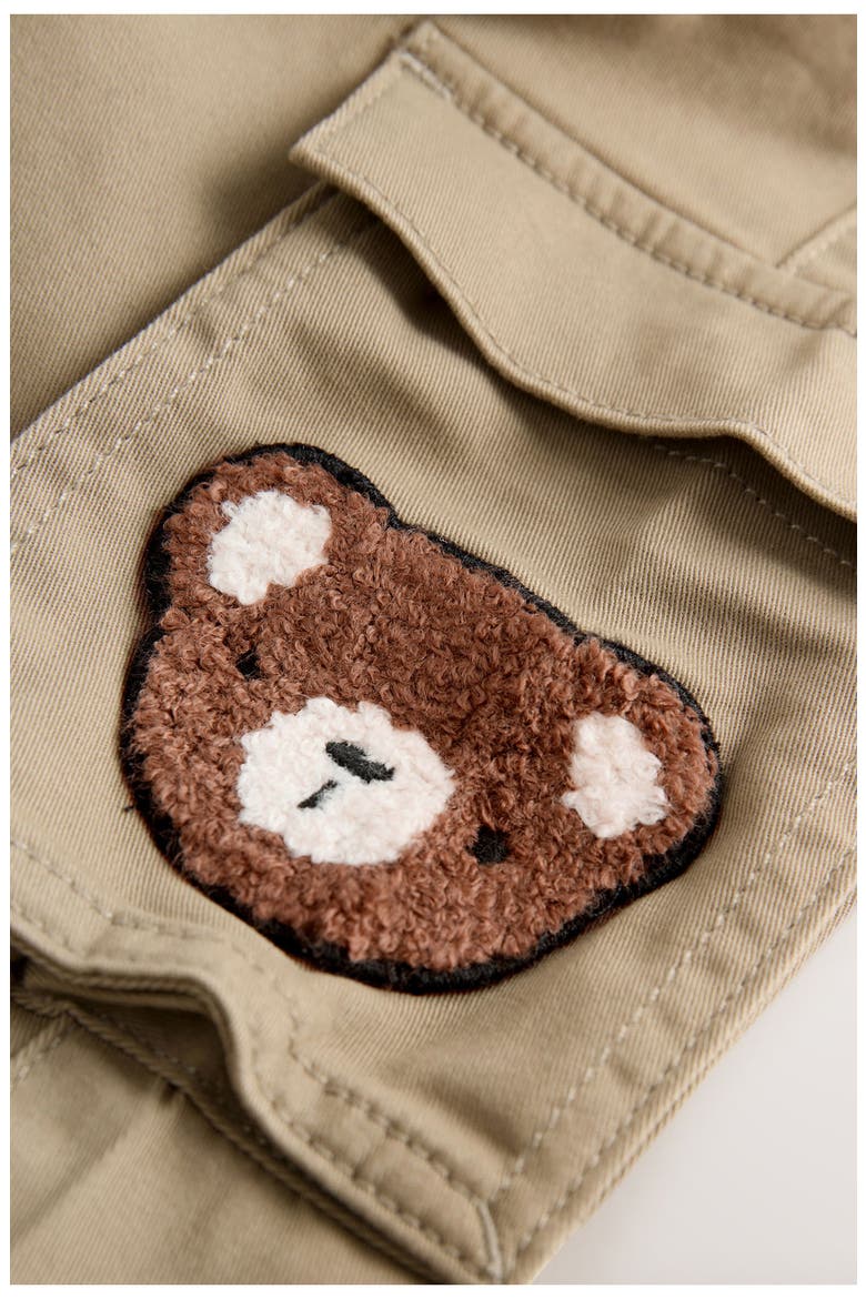 Kids' 3D Character Cargo Pants, Alternate, color, TAN