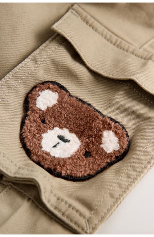 Next Kids' 3d Character Cargo Pants In Brown