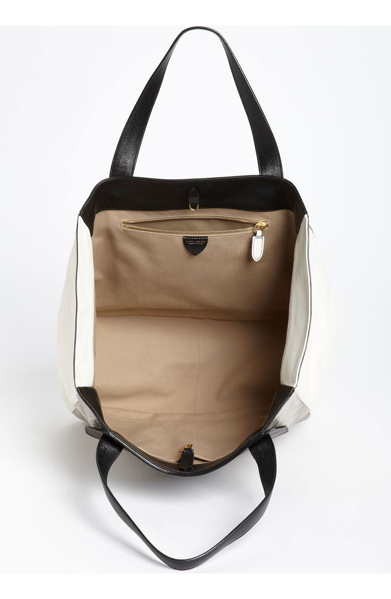 Marc Jacobs 'Khaki' Snakeskin & Leather Tote, Alternate, color,