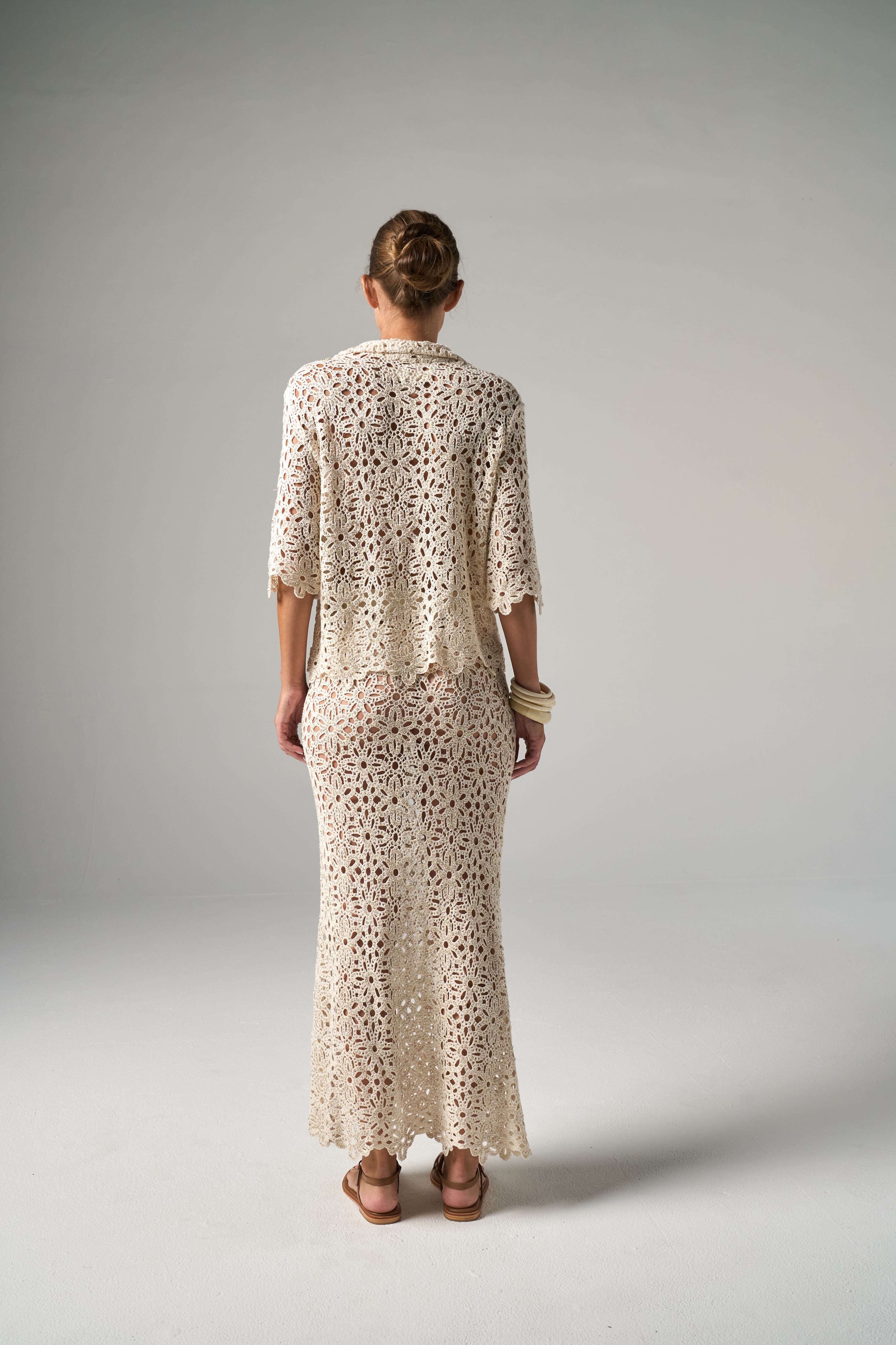 JBQ Maud Skirt in Beaded Macrame (Women) | Nordstrom