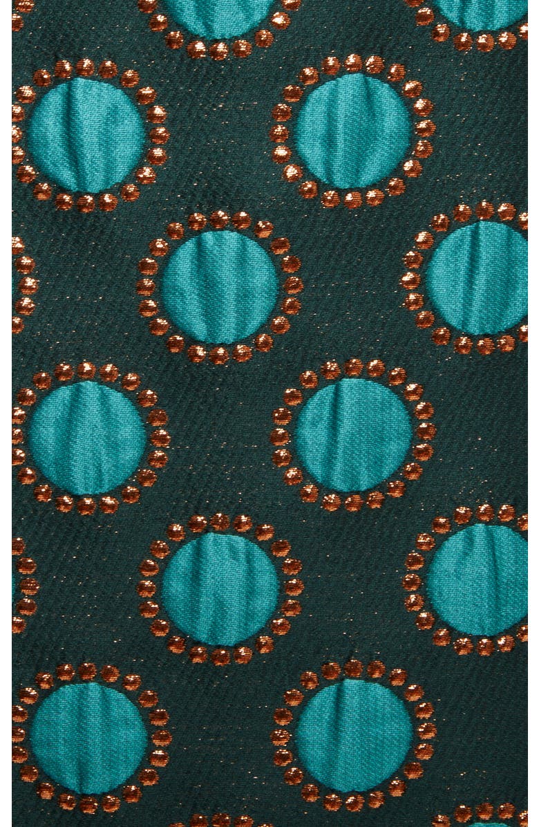 La DoubleJ Column Dress Jacquard Winter Sun Emerald, Alternate, color, Jacquard Winter Sun Emerald