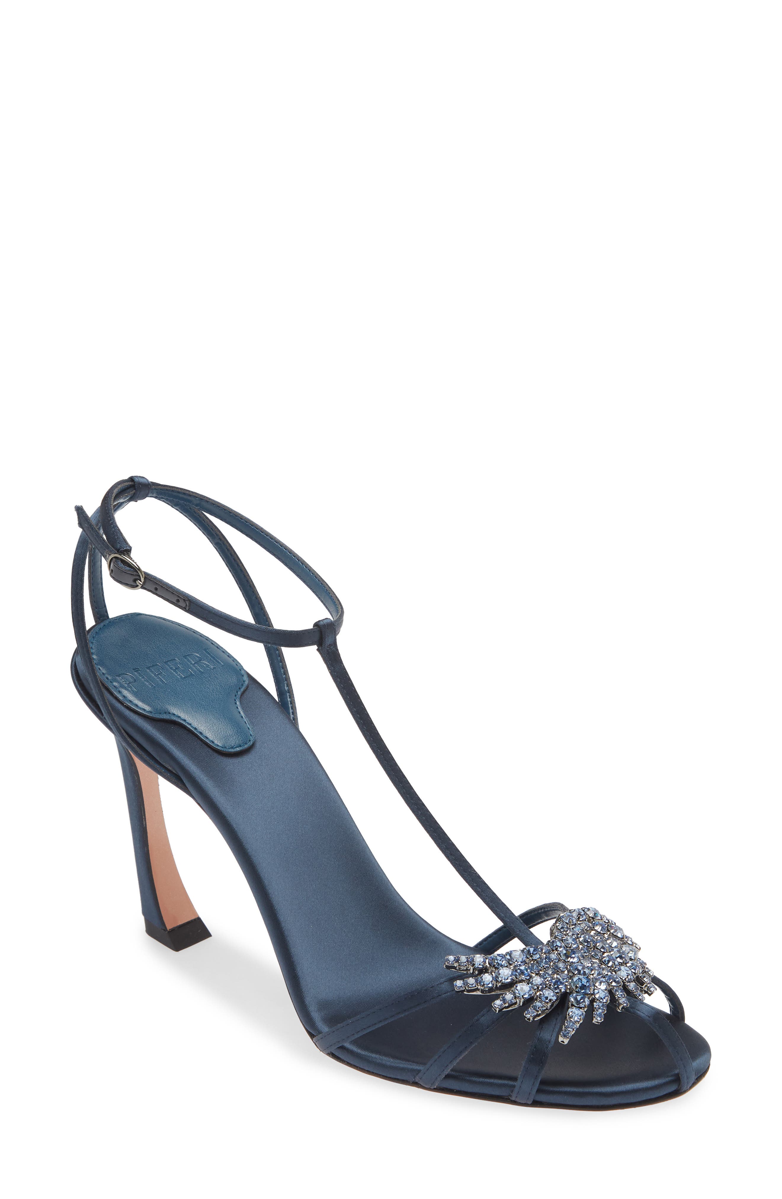 Piferi Maggio Crystal Brooch T-Strap Sandal (Women) | Nordstrom