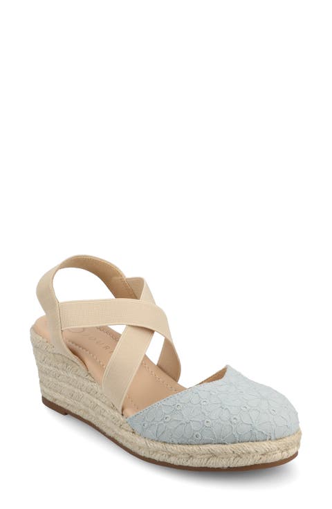 Ashlee Espadrille Wedge Pump - Extra Wide Width Available