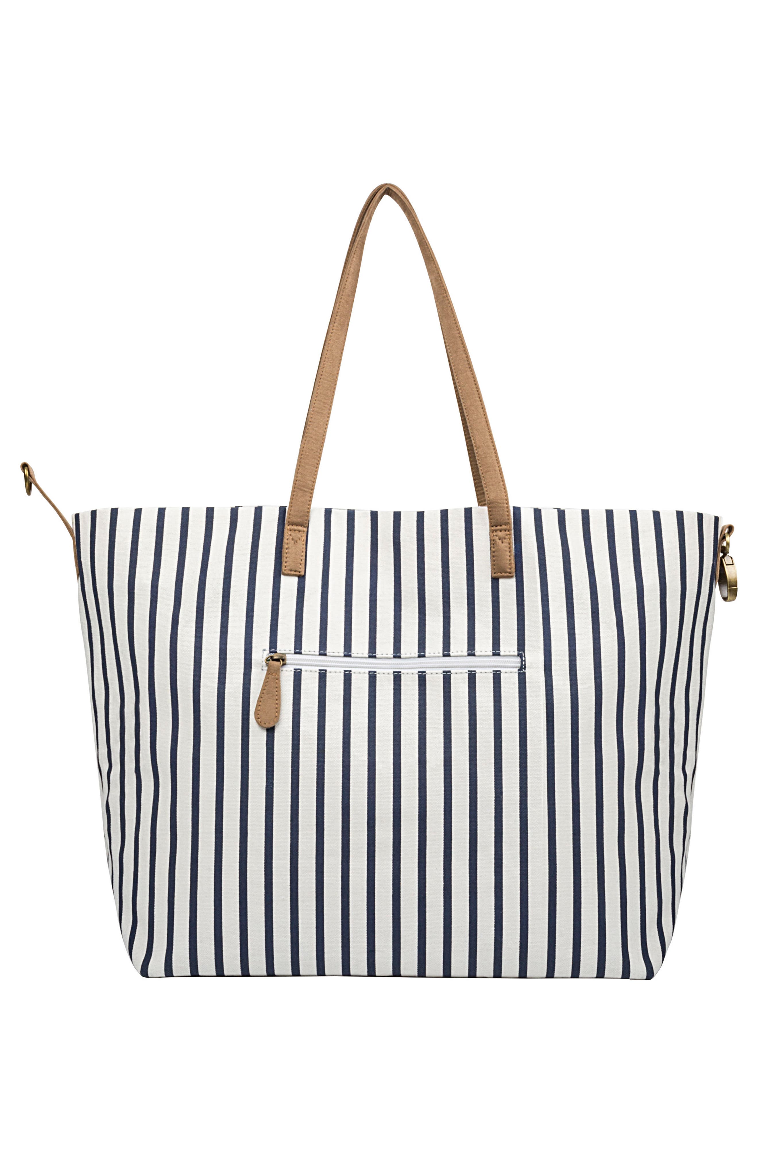 Cathy's Concepts Monogram Overnight Tote, Alternate, color, 