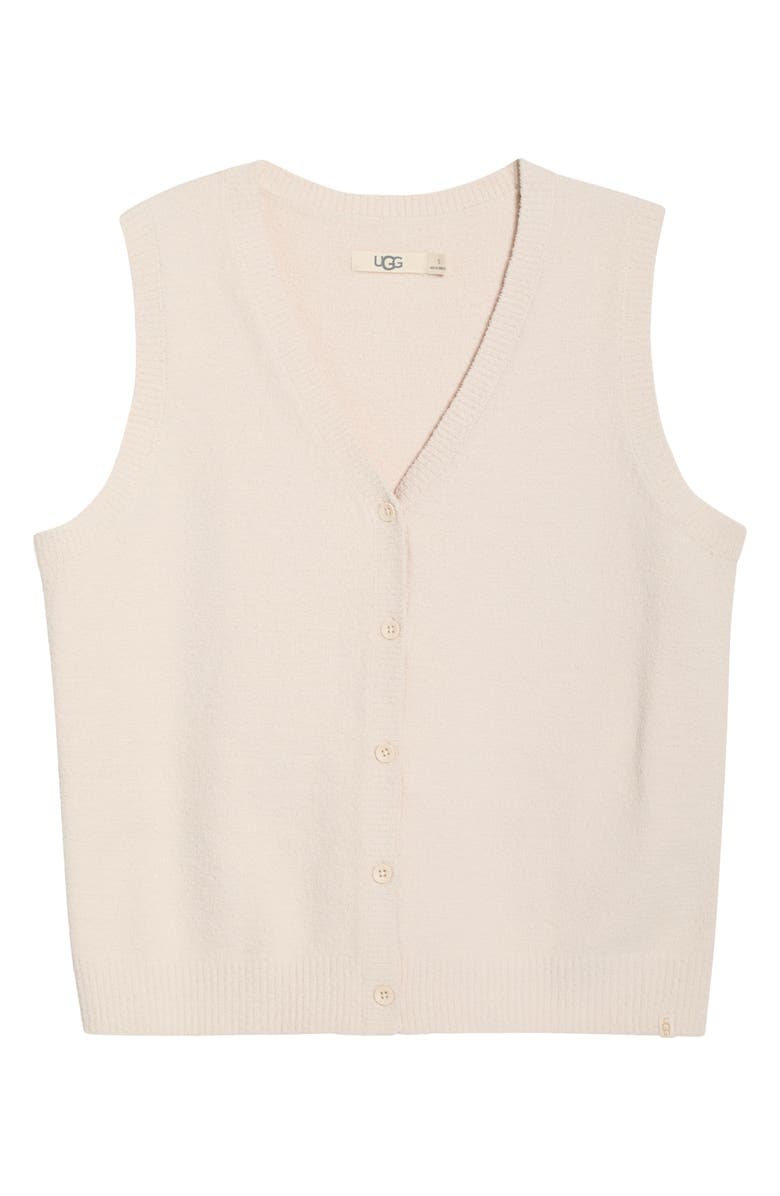 UGG<sup>®</sup> Kollyns Knit Button-Up Vest, Alternate, color, 