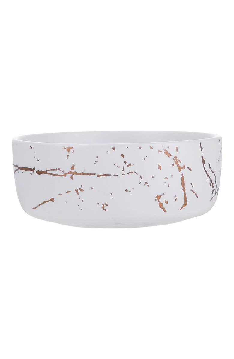 Stone Lain Zora Porcelain 4-Piece Bowl Set, Alternate, color, White