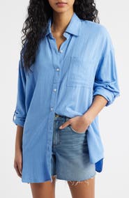 Rip Curl Premium Linen Button-Up Blouse