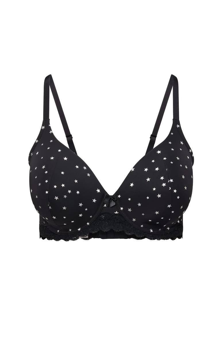 Adore Me Nare Contour Full Coverage Bra, Alternate, color, Shine Bright Foil Print