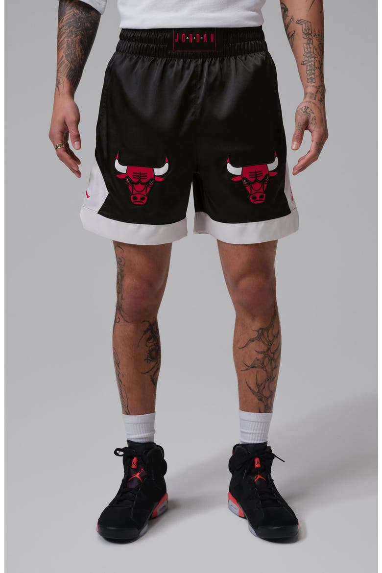 Muay Thai Shorts, Main, color, BLACK/ SAIL/ UNIVERSITY RED