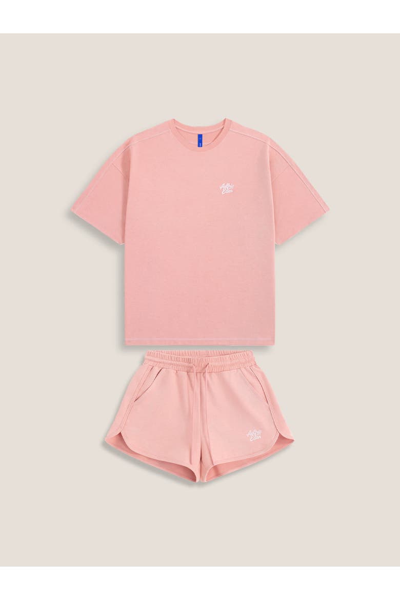 Oversized Sweat Set, Alternate, color, Pink