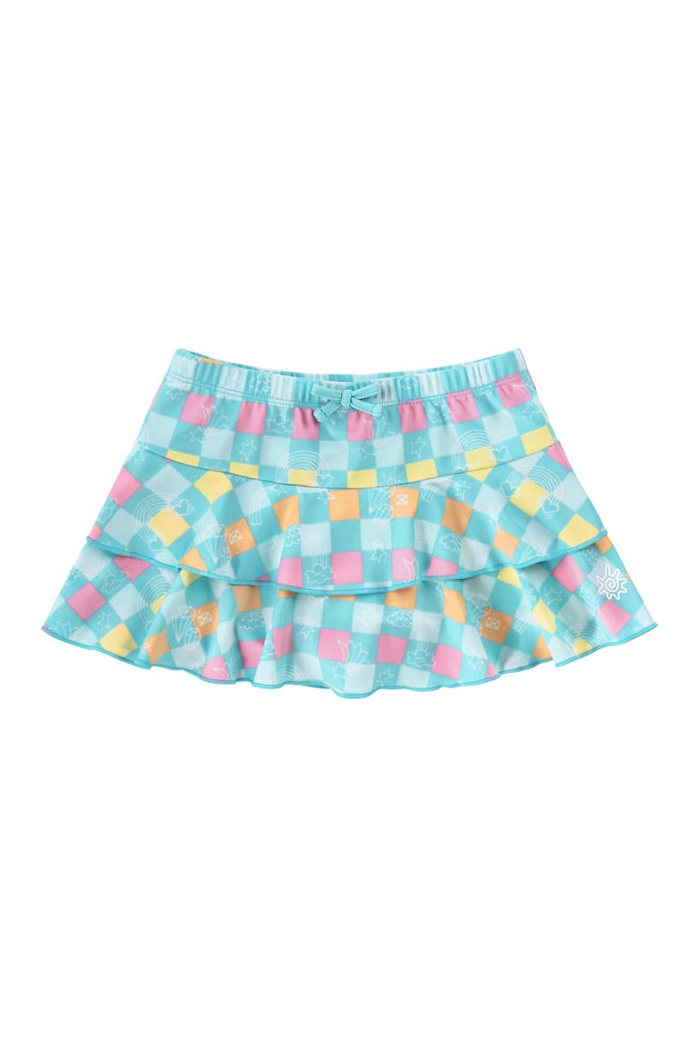 Sunny Swim Skirt, Main, color, Treasure Checkers