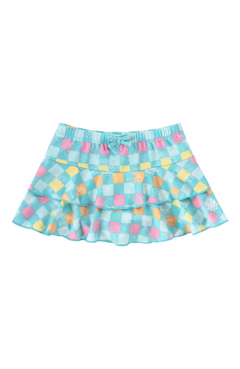 UV Skinz Sunny Swim Skirt, Main, color, Treasure Checkers