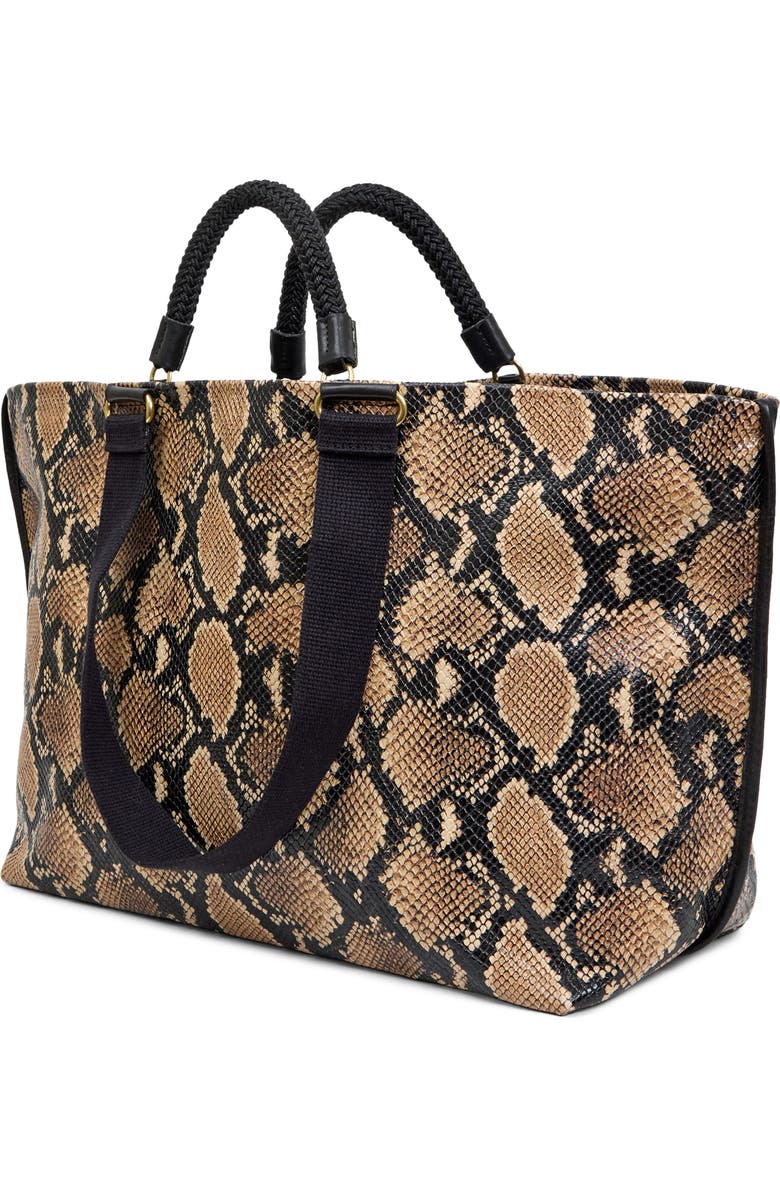 Clare V. Grande Bateau Tote, Alternate, color, Tan