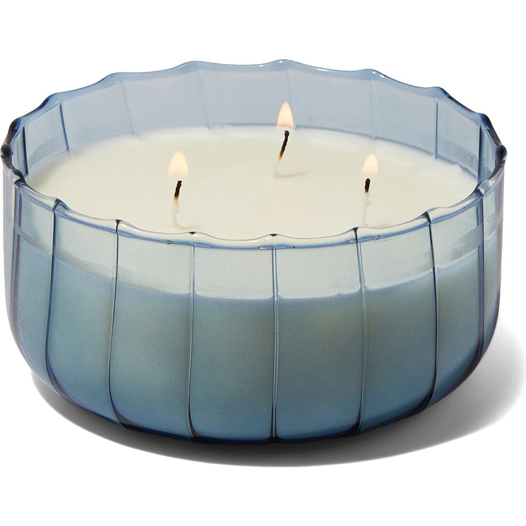 Paddywax 3-wick Candle In Blue