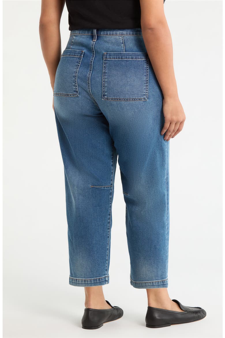 Ashton High Waist Crop Barrel Jeans, Alternate, color, PROSPEROUS