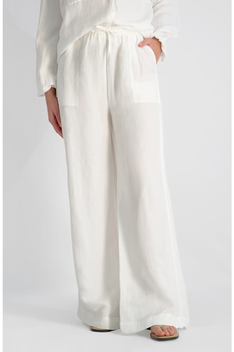 Cooper Wide Leg Drawstring Pants, Main, color, SUMMER WHITE